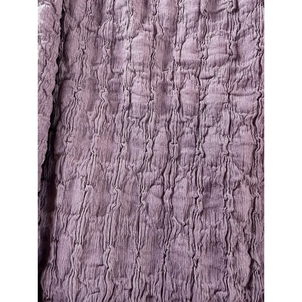 NWOT Zara High-Waisted Balloon Style Joggers Eggplant Textured Bohemian Large - Picture 7 of 10